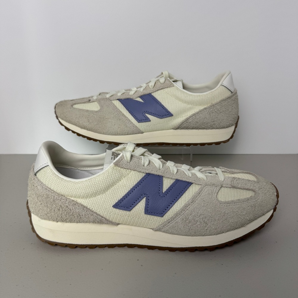 New Balance 471 Sneakers Cream Grey Purple Gum Sole U471AA Men 10.5 Women 12 NEW - Picture 3 of 15
